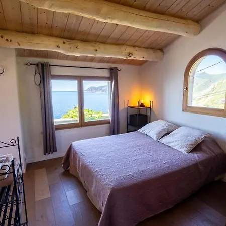 Coin De Paradis Vue Dominante Sur Mer, Montagne Et Tour Genoise Avec Jacuzzi *