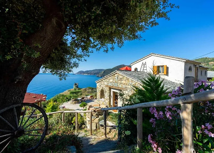 Coin De Paradis Vue Dominante Sur Mer, Montagne Et Tour Génoise Avec Jacuzzi Casa vacanze *